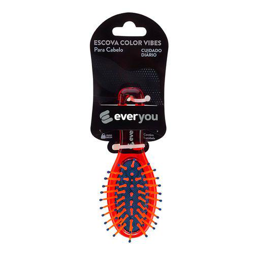 Imagem do produto Escova Para Cabelo Ever You Oval De Bolsa Color Vibes 1 Unidade