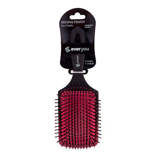 Escova Para Cabelo Ever You Raquete Touch 1 Unidade
