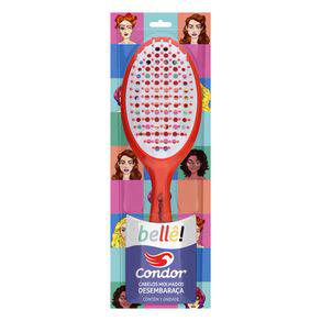 Escova Para Cabelo Oval Vermelha Condor Bellê