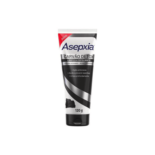 Imagem do produto Esfoliante Facial Asepxia Carvão Detox 120G