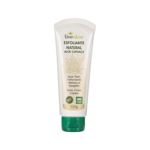 Esfoliante Natural Aloe Cupuaçu 120Ml Livealoe