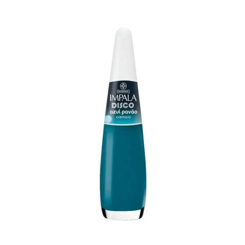 Esmalte Impala Disco Azul Pavão Cremoso 7,5Ml