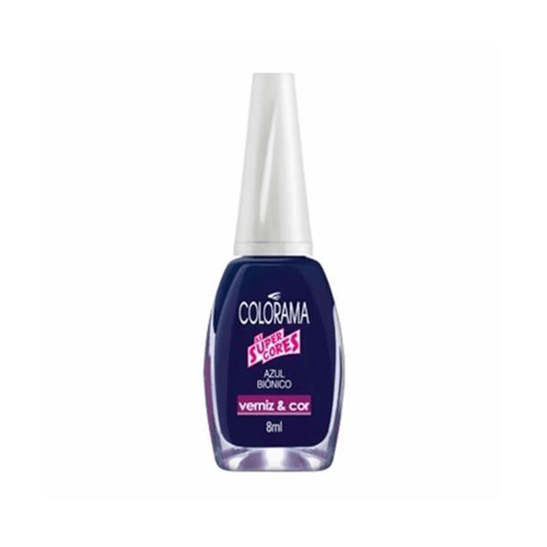 Esmalte Colorama Azul Biônico Verniz E Cor 8Ml - Azul Bionico