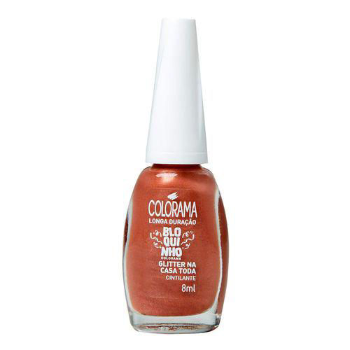 Imagem do produto Esmalte Colorama Bloquinho Gliter Na Casa Toda Cincilante 8Ml