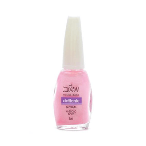 Esmalte - Colorama Cintilante Algodão Doce 8Ml