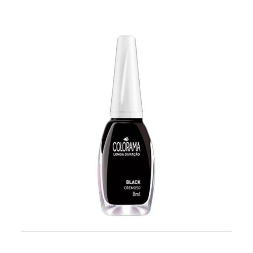 Esmalte Colorama Cremoso Black 8Ml