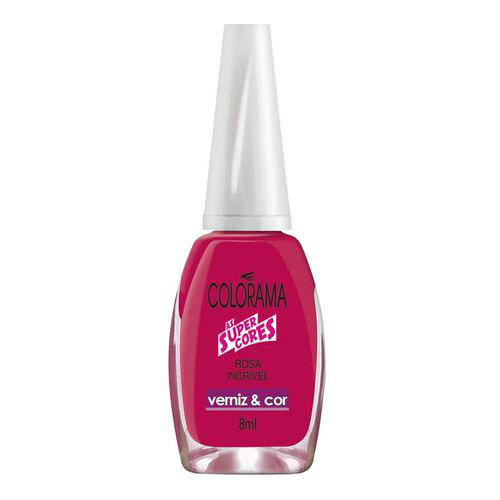 Esmalte Colorama Rosa Incrível Verniz&Cor 8Ml - Rosa Incrivel