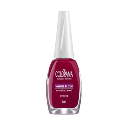 Imagem do produto Esmalte - Colorama Verniz E Cor Cereja 8Ml