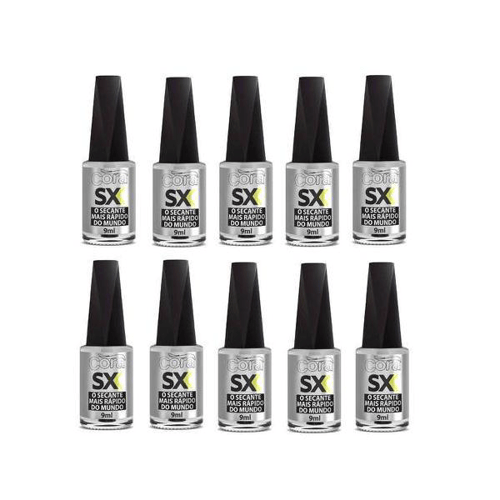 Imagem do produto Esmalte Cora Oleo Sx 9Ml (Mais Rapido Do Mundo) 10Un