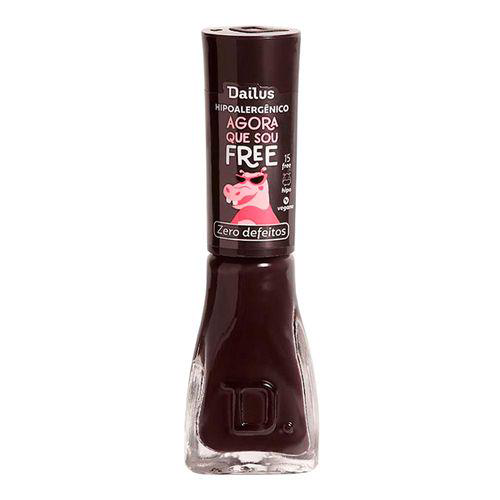 Imagem do produto Esmalte Cremoso Dailus Hipoalergênico Agora Que Sou Free 8Ml Zero Defeitos 8Ml
