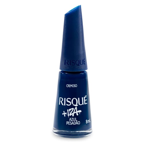 Imagem do produto Esmalte Cremoso Risqué Azul Pesadão 8Ml 8Ml