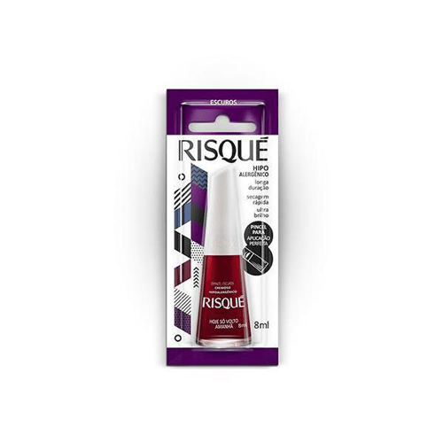 Imagem do produto Esmalte Cremoso Risqué Hoje Só Volto Amanhã Blíster 8Ml