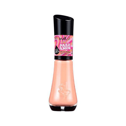 Imagem do produto Esmalte Cremoso Vult Paz E Amor Lollalaranja Efeito Gel 8Ml
