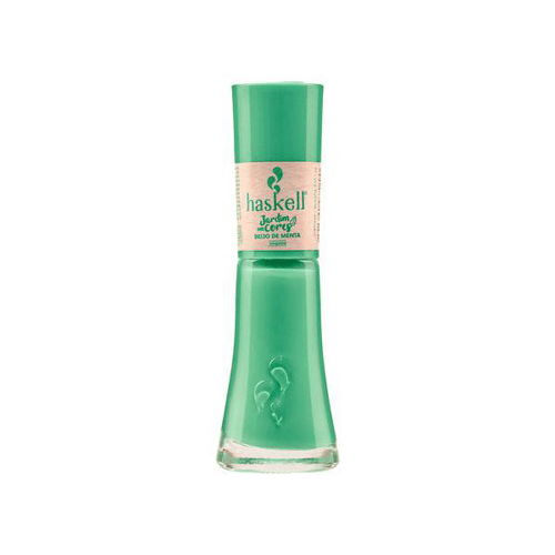 Imagem do produto Esmalte Haskell Jardim Em Cores Cor Beijo De Menta 8Ml