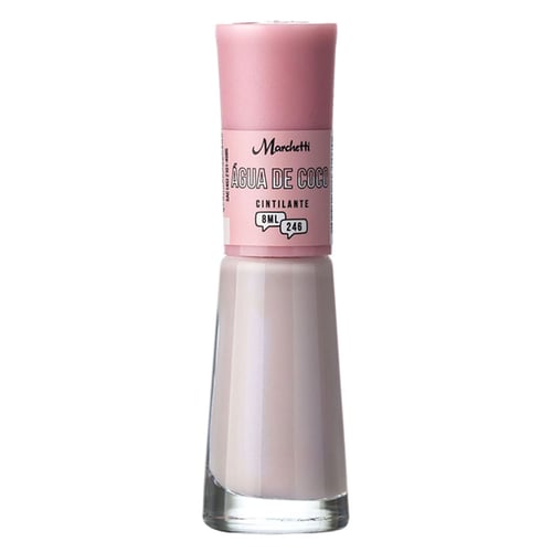 Imagem do produto Esmalte Marchetti Cintilante Cor Água De Coco 246 Com 8Ml