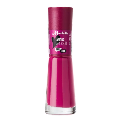 Imagem do produto Esmalte Marchetti Cremoso Cor Amora Amoreco 301 Com 8Ml
