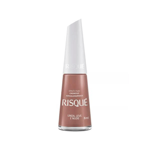 Esmalte Risqué Cor Linda, Leve E Nude Com 8Ml