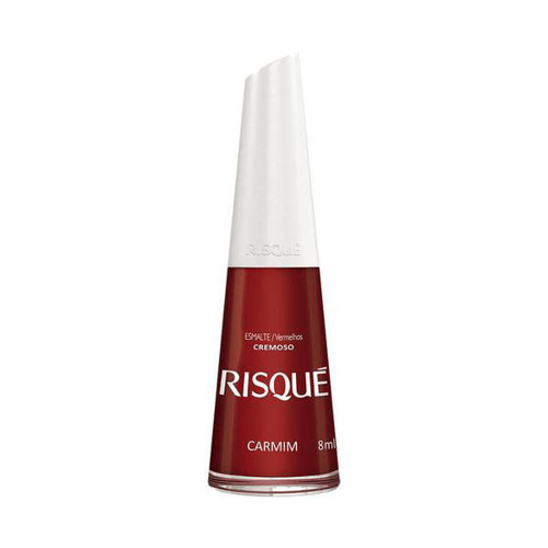 Esmalte - Risque Cremoso Carmim 8Ml