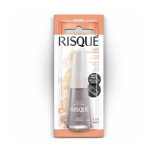 Imagem do produto Esmalte Risque Cremoso Doce Perola Com 8Ml