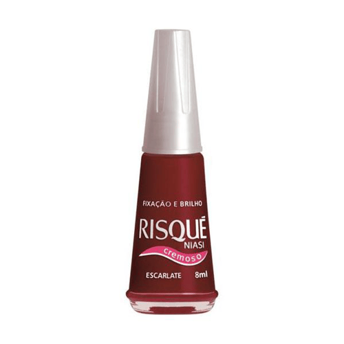 Esmalte - Risque Cremoso Escarlate 8Ml