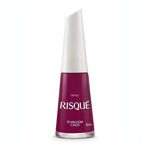 Imagem do produto Esmalte Risqué Vinho Cremoso De Moletom E Salto 8Ml