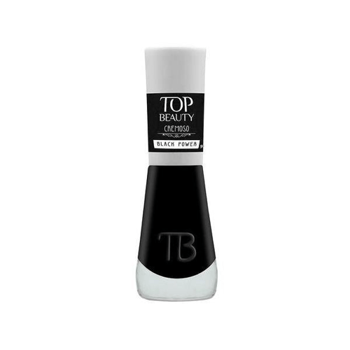 Imagem do produto Esmalte Top Beauty Cremoso Cor Black Power 9Ml