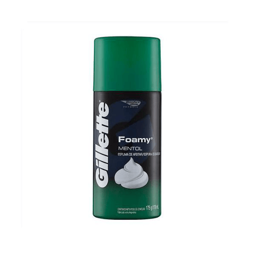 Espuma De Barbear Gillette Foamy Mentol 175G