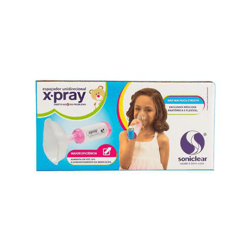 Espaçador Unidirecionador Xpray Adulto Rosa 1 Unidade