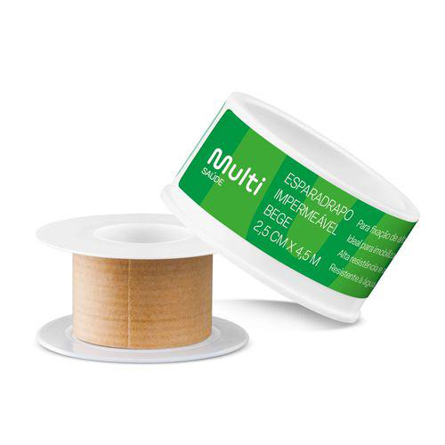 Imagem do produto Esparadrapo Bege Hipoalergênico 2,5Cm 4,5M Multi Saúde Hc673 Hc673 Multilaser