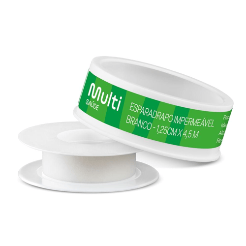 Imagem do produto Esparadrapo Branco Hipoalergênico 1,25Cm 4,5M Multi Saúde Hc670 Hc670 Multilaser