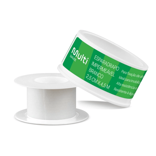 Imagem do produto Esparadrapo Branco Hipoalergênico 2,5 Cm 4,5 M Multi Saúde Hc669 Hc669 Multilaser
