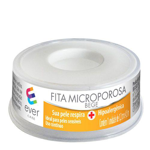 Imagem do produto Esparadrapo Ever Care Microporo Bege 1,2 X 4,5 1 Unidade