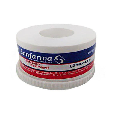 Imagem do produto Esparadrapo Impermeavel Sanfarma 12X4,5Cm