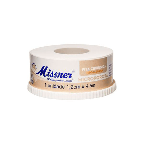 Imagem do produto Esparadrapo Missner Micro Bege 1,2X4,5
