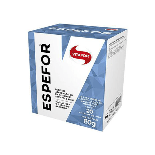 Imagem do produto Espefor Espessante Sem Sabor Vitafor C/20 Sachês De 4G