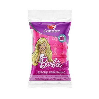 Esponja De Banho Condor Infantil Barbie Ref.8303