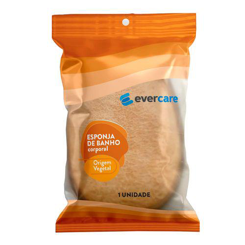 Esponja De Banho Ever Care Esponja Orgnica 1 Unidade