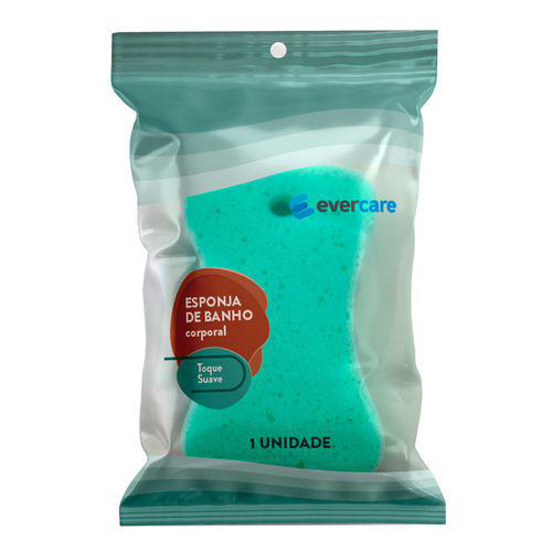 Esponja De Banho Ever Care Sintética Softcare 1 Unidade