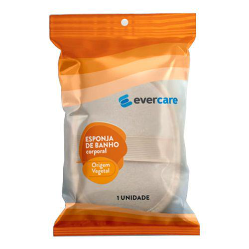 Esponja De Banho Ever Care Sisal Oval Orgnica 1 Unidade