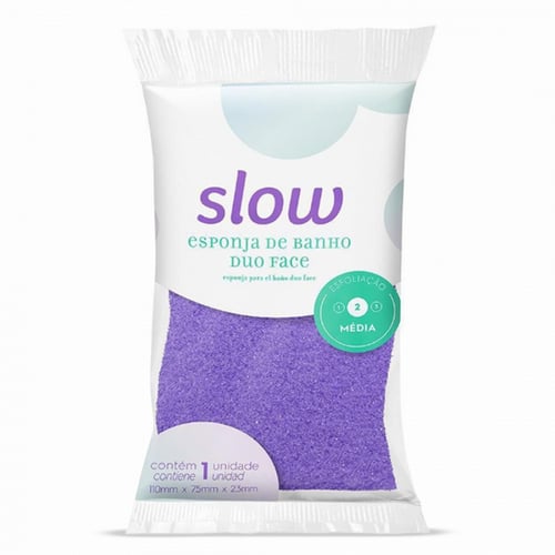 Esponja De Banho Slow Duo Face
