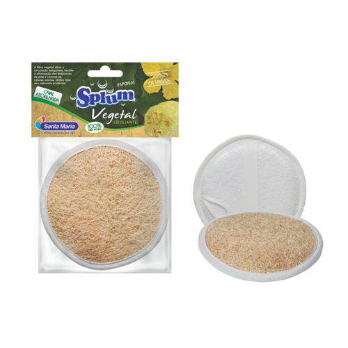 Imagem do produto Esponja Splum Vegetal Oval Atoalhada Santa Maria