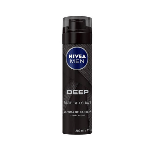 Espuma De Barbear Nivea Men Deep 200Ml