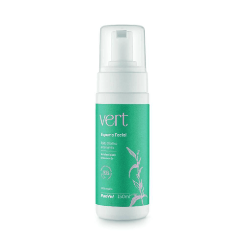 Imagem do produto Espuma De Limpeza Facial Camomila E Glicólico Panvelvert 150Ml