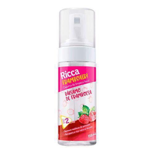 Imagem do produto Espuma De Limpeza Facial Ricca Framboesa Com 150Ml