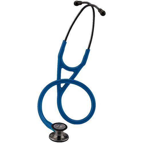 Estetoscópio Littmann Cardiology Iv 6202 Azul Marinho Com Conector Espelhado