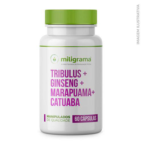 Imagem do produto Estimulante Feminino 60 Cápsulas Tribulus + Ginseng + Marapuama + Catuaba