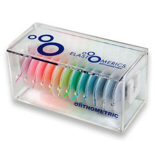 Imagem do produto Estojo Acrílico Porta Elástico Corrente 12 Carreteis Orthometric