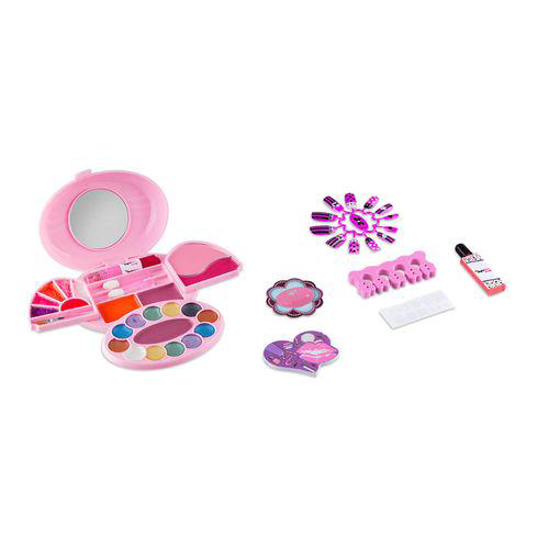 Estojo De Maquiagem Infantil My Style Beauty Super Kit Princesa +5 Anos Multikids Br1333