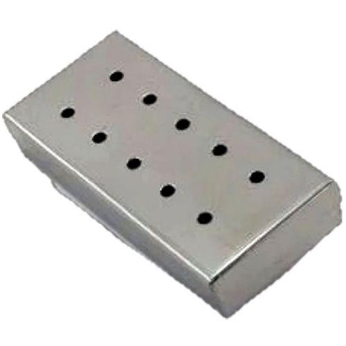 Estojo Em Aço Inox Perfurado 18 X 8 X 2 Cm Açonox Flexinox