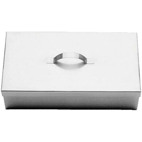 Imagem do produto Estojo Hospitalar Açonox Em Aço Inox Tipo Maleta Liso Com Tampa 25 X 16 X 4.5 Cm Flexinox